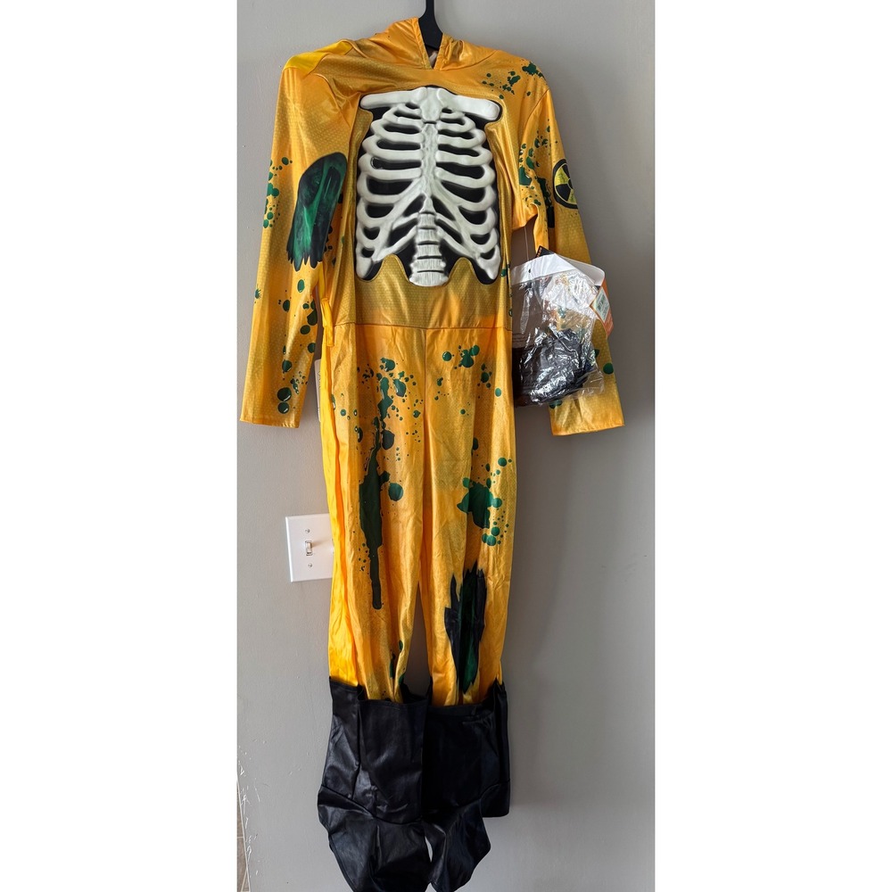 Hyde and EEK Boutique Kids Glow-in-the-Dark Biohazard Suit Costume Large 12-14